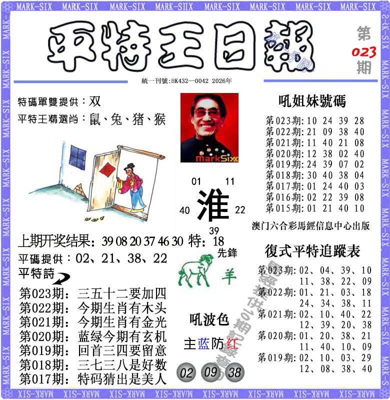 023期平特王日报[图]