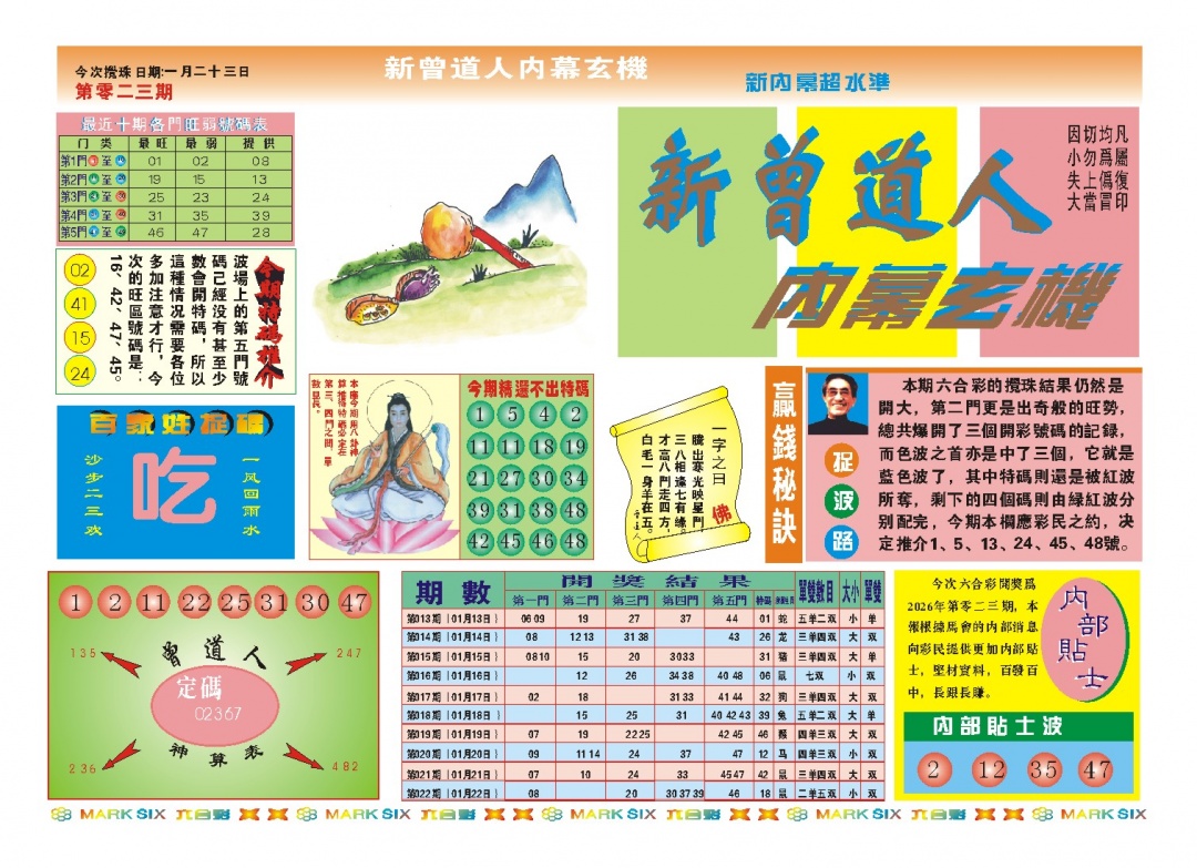 023期新曾道人内幕A[图]