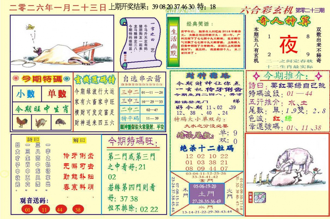 023期六合玄机[图]