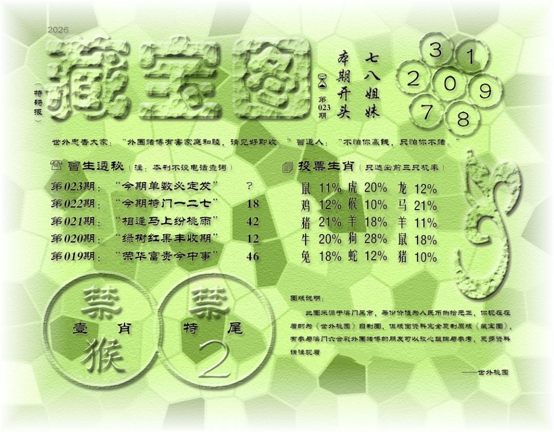 023期老《藏宝图》[图]