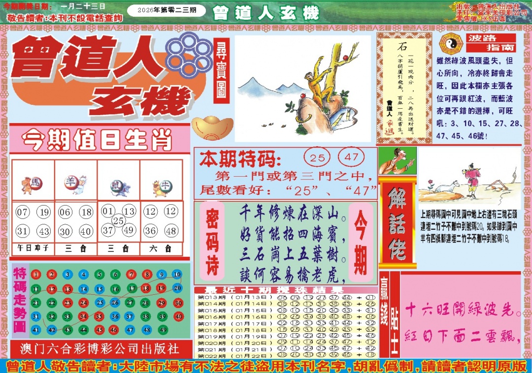 023期曾道人玄机A[图]