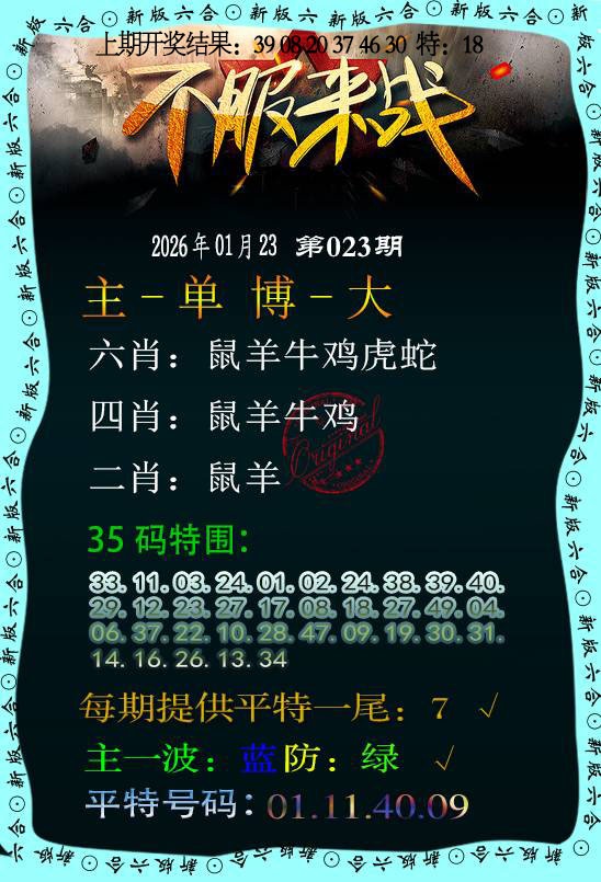 023期不服来战[图]