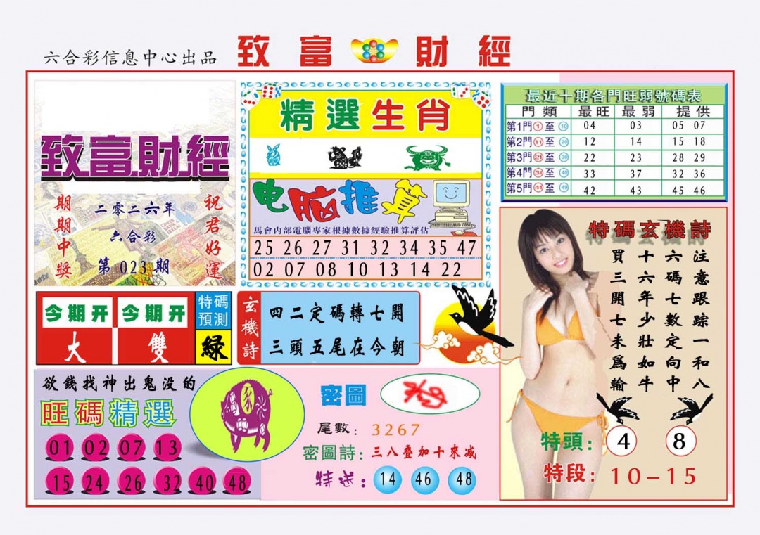 023期致富财经[图]