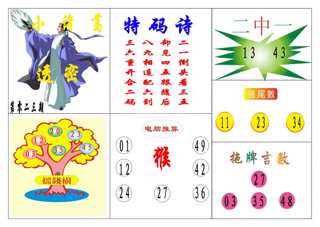 023期小诸葛[图]