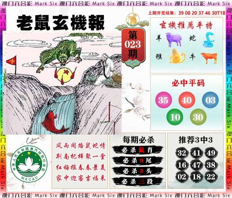 023期老鼠玄机报[图]