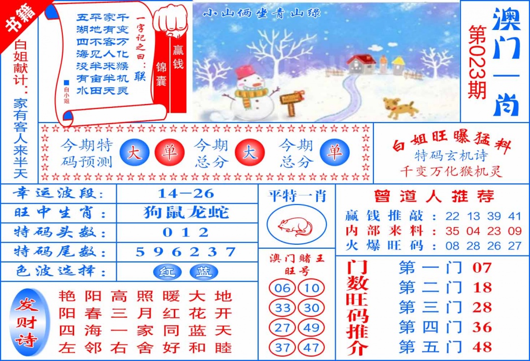 023期澳门东北虎[图]