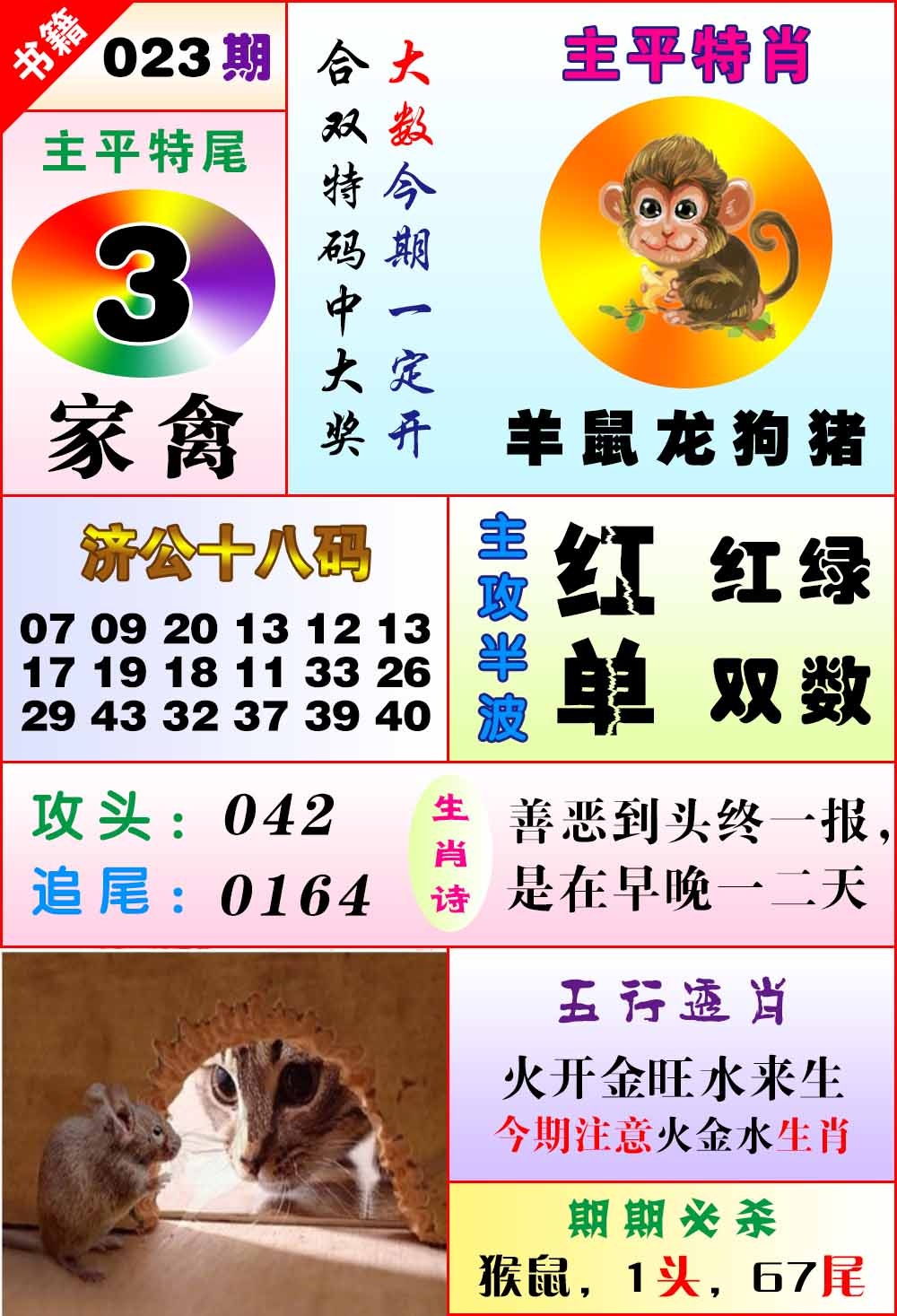 023期澳门狗头铡[图]