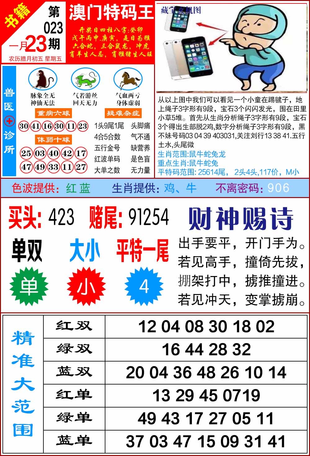 023期澳门特码帝[图]