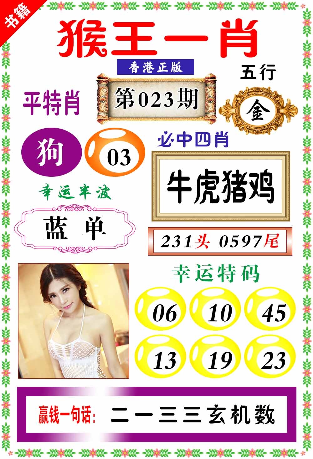 023期澳门猴王猴[图]