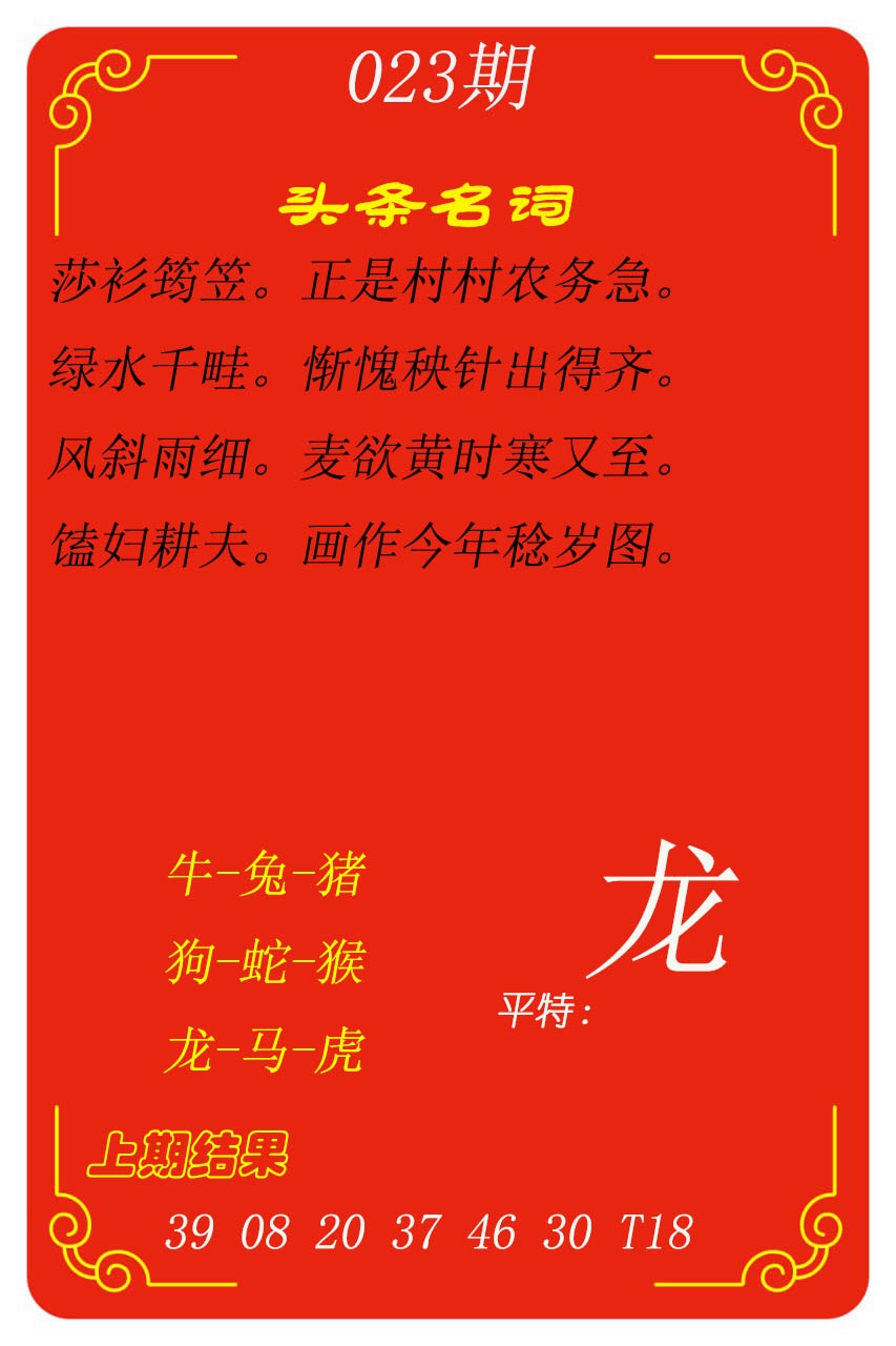 023期头条名词[图]