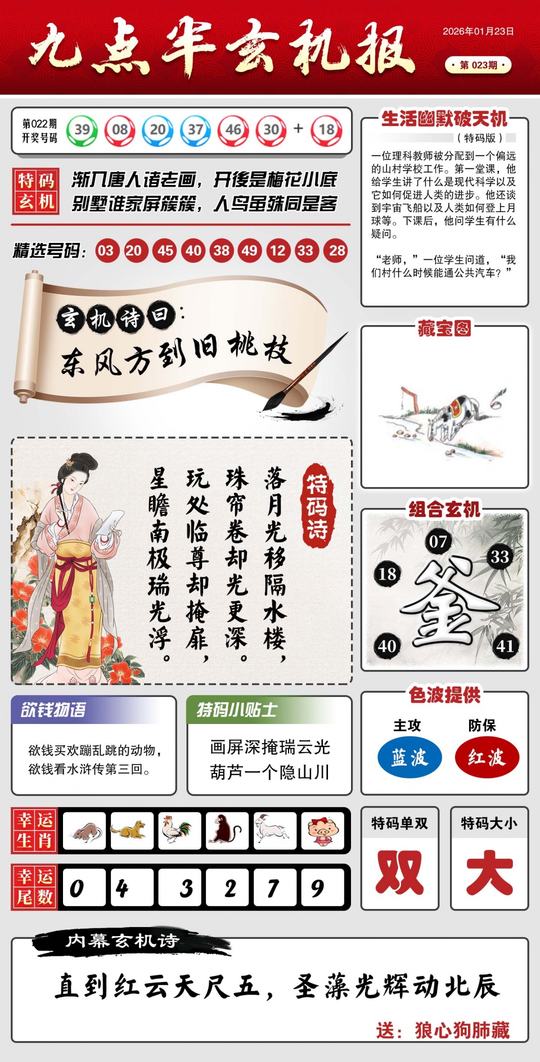 023期九点半玄机报[图]