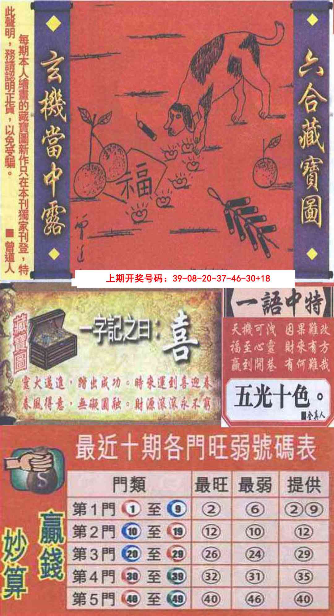 023期高清跑狗图[图]