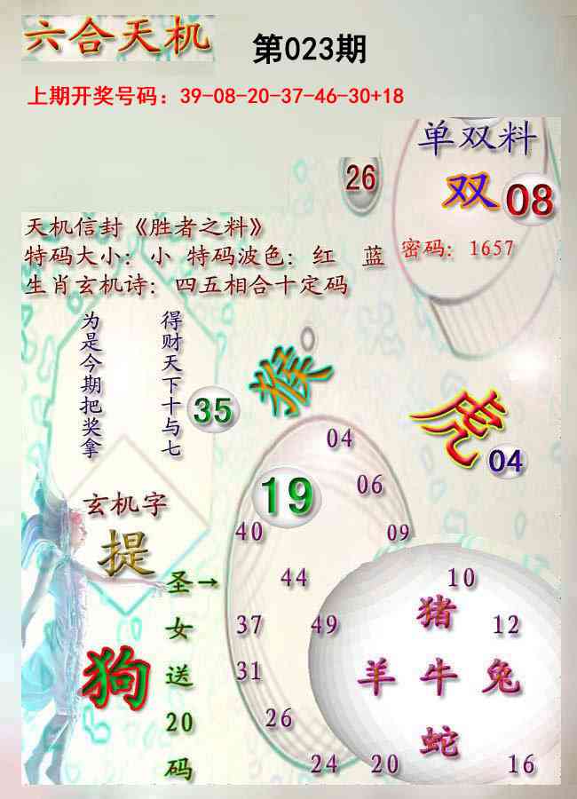 023期天机报[图]