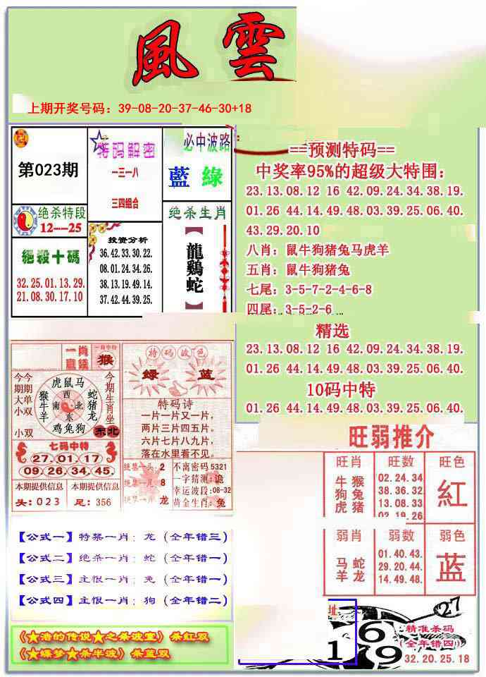 023期风云榜[图]