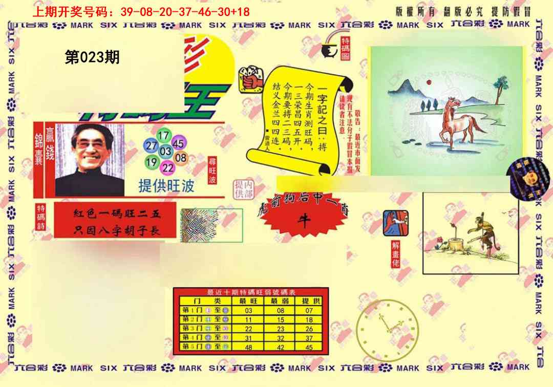 023期心水特码(信封)[图]