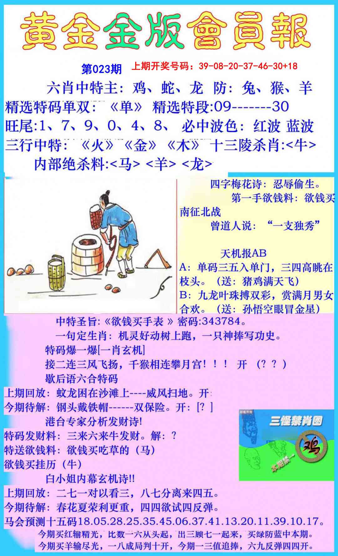 023期黄金金版会员报[图]