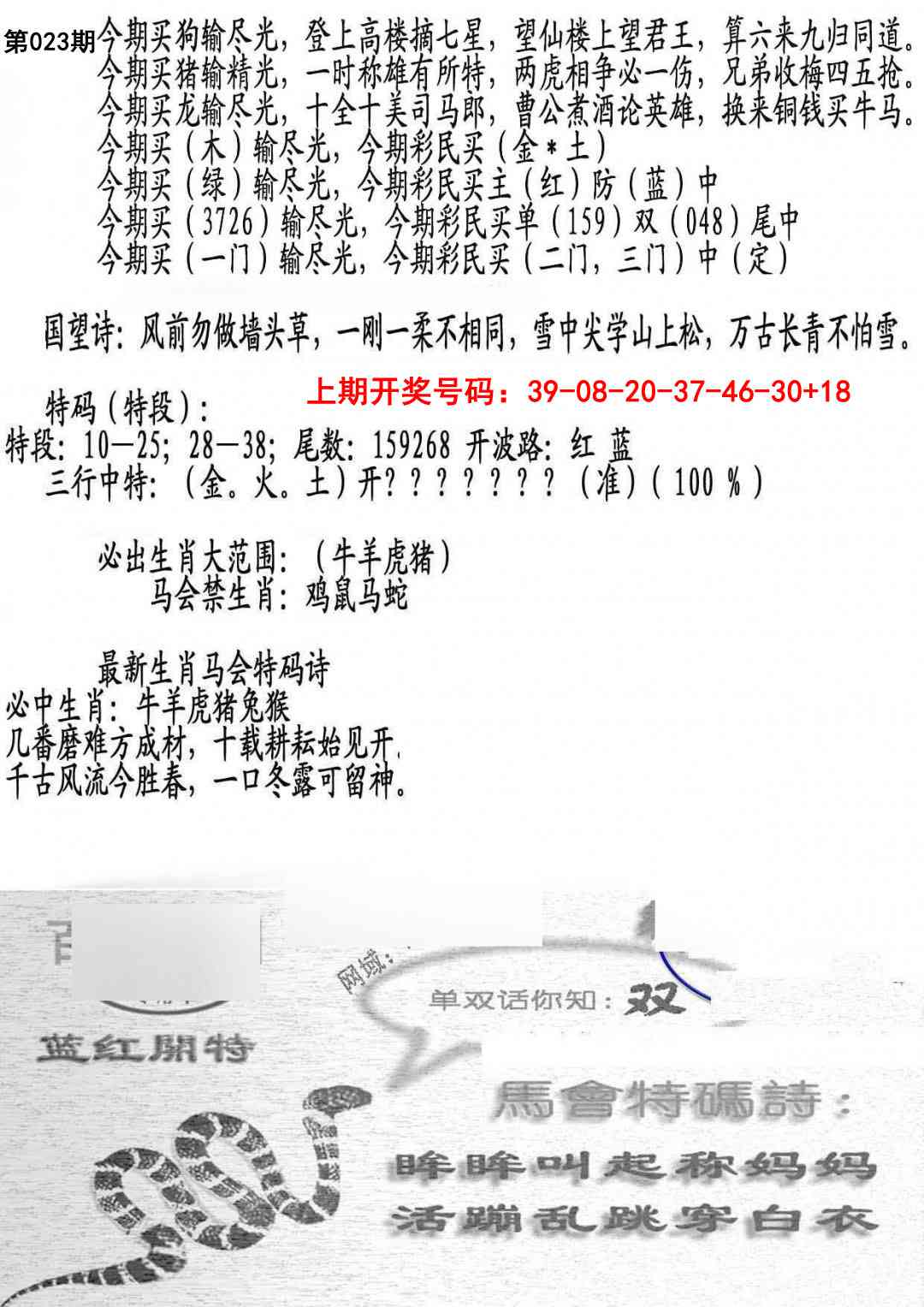 023期蛇报B[图]