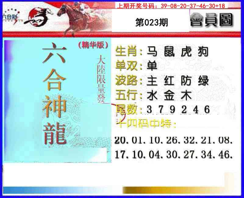 023期六合神龙[图]