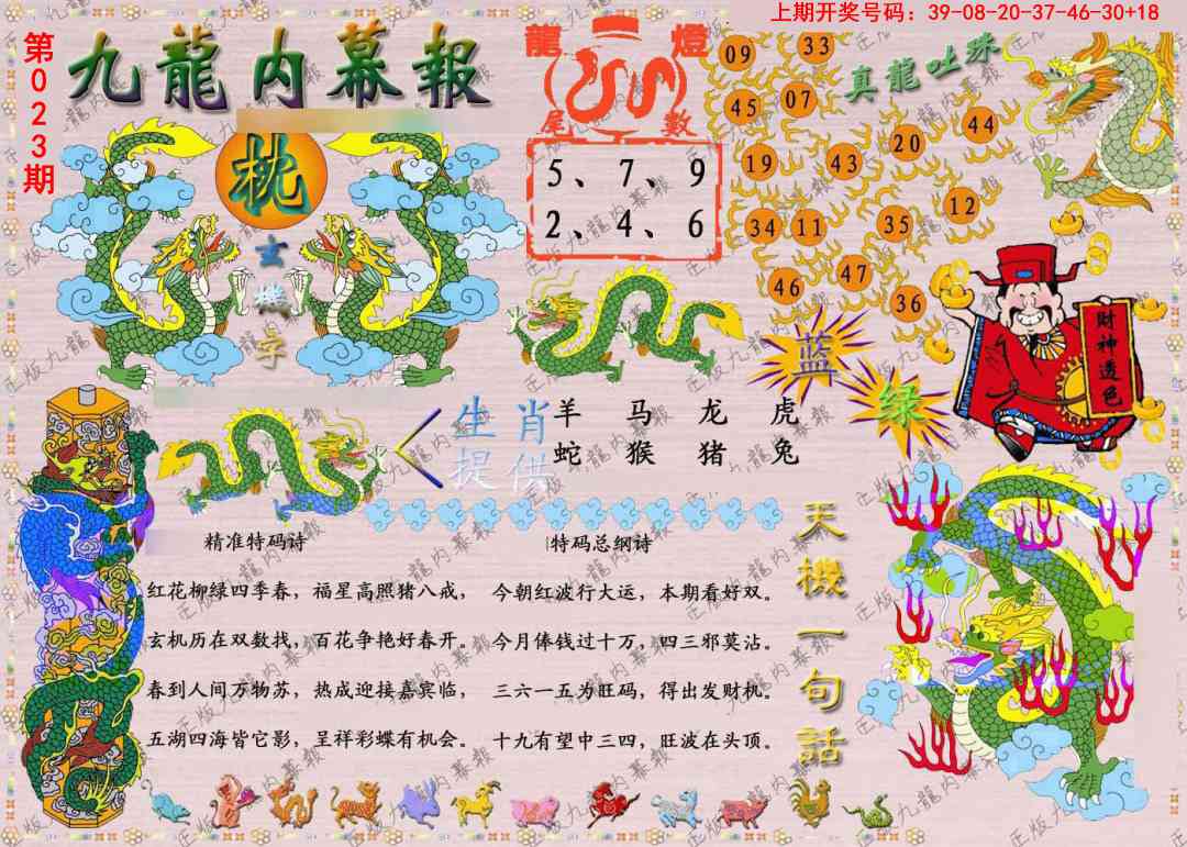 023期正版九龙内幕报[图]