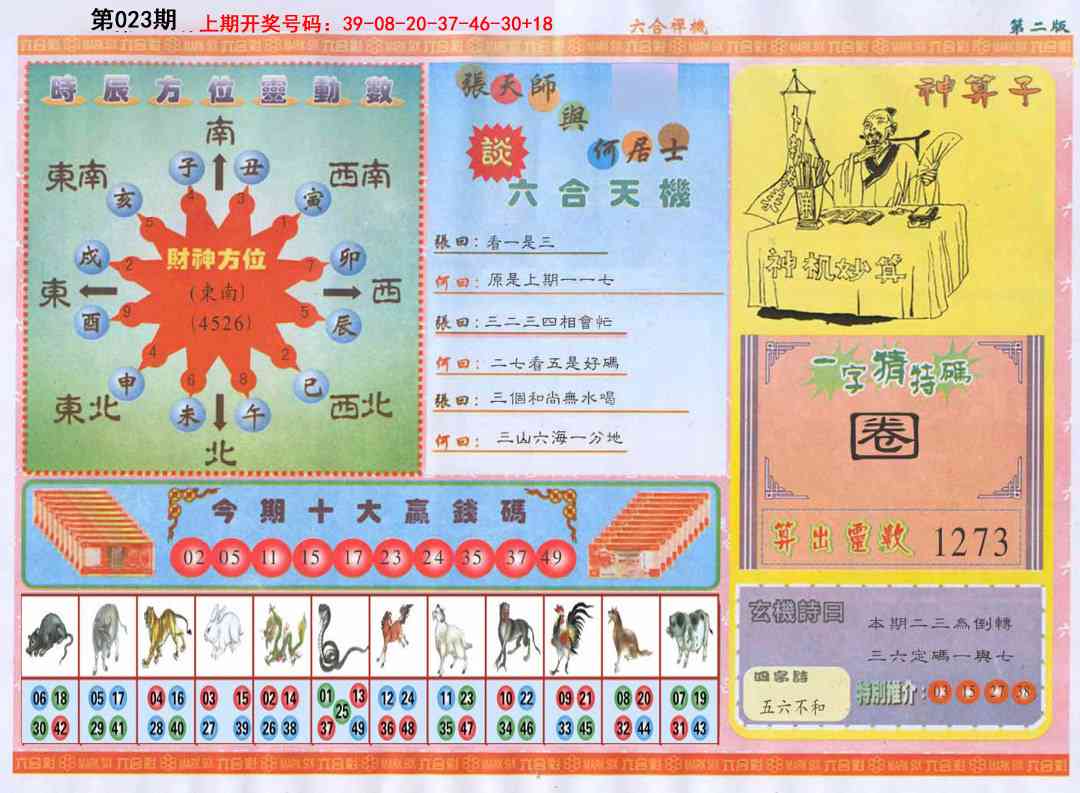 023期六合禅机B[图]