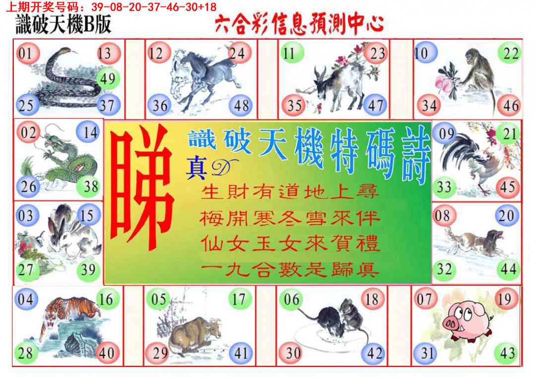 023期识破天机B版[图]