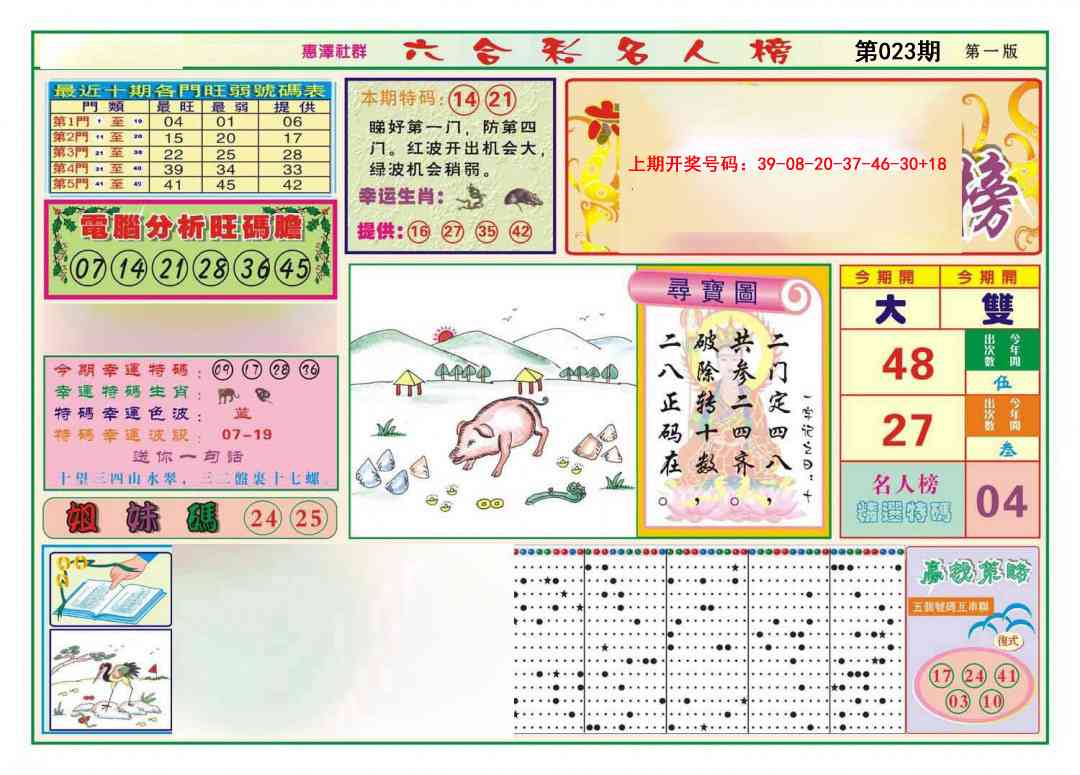 023期名人榜A[图]