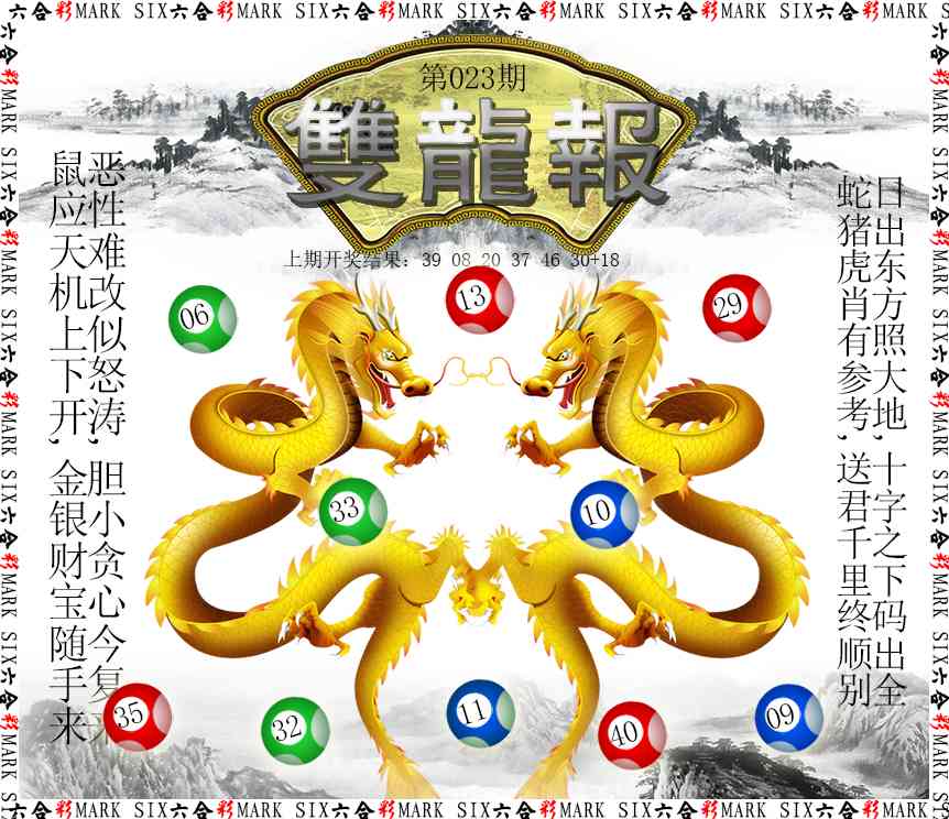 023期双龙报[图]