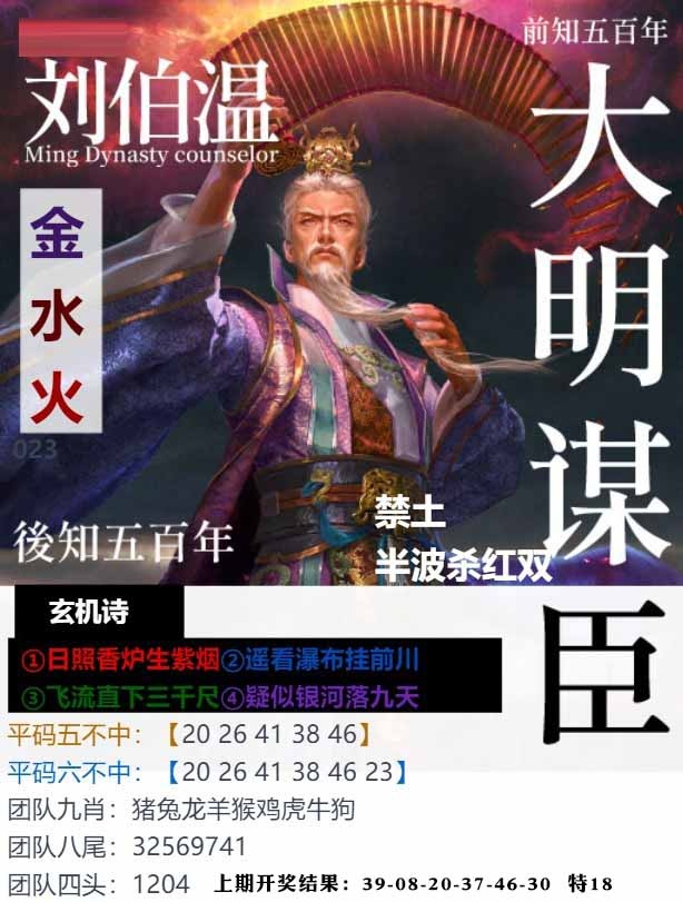 023期大明谋臣[图]